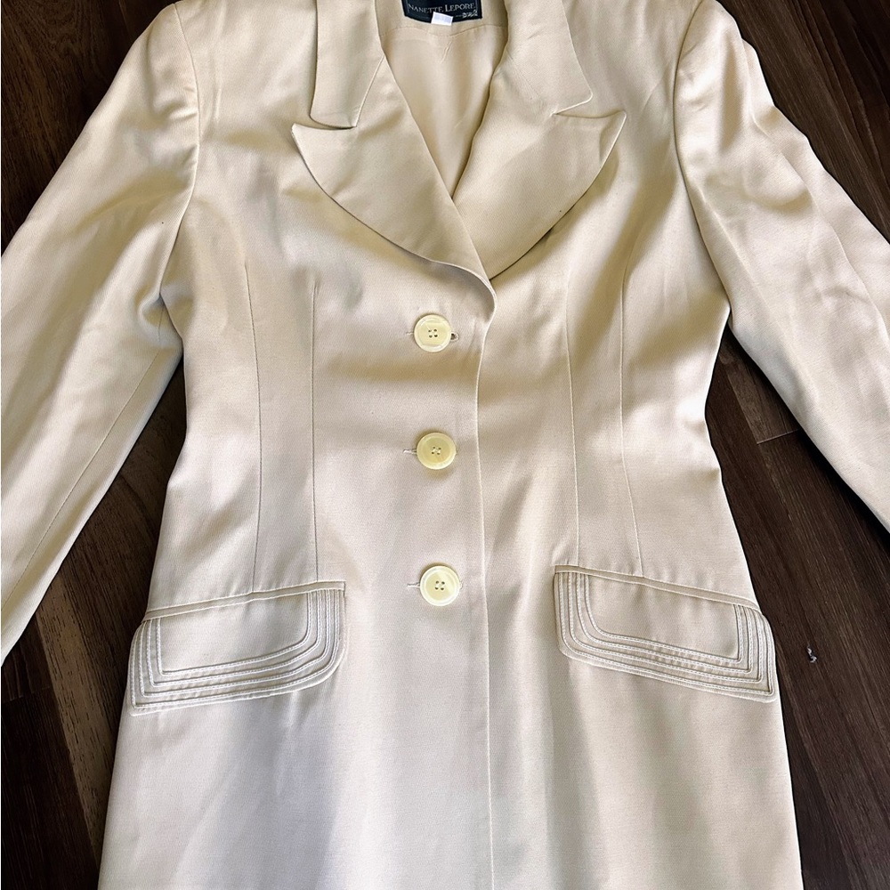 Nanette Lepore Cream Blazer